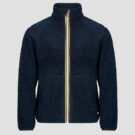Hoodie K-Way PASCAL SHERPA POLAR DOUBLE Blue Men's Sweatshirts - 1
