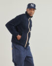 Hoodie K-Way PASCAL SHERPA POLAR DOUBLE Blue Men's Sweatshirts - 3
