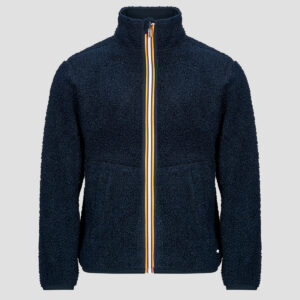 Felpa uomo K-Way  PASCAL SHERPA POLAR DOUBLE  Blu K-Way 8056072203223