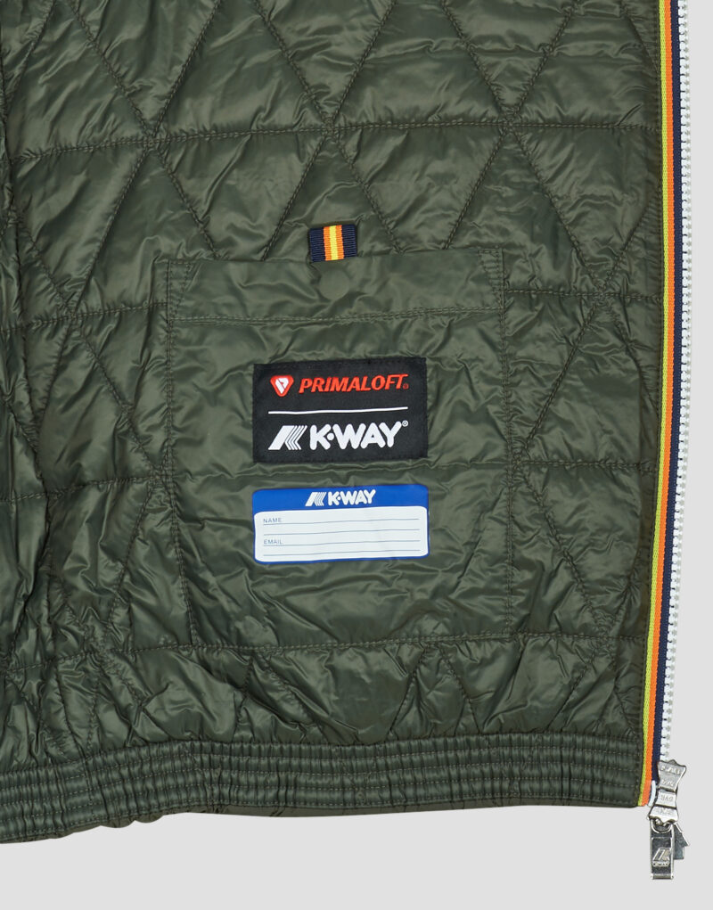 Jacket K-Way JACK PLAIN WARM Khaki Men's Jackets - 7