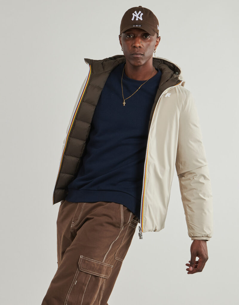 chaqueta K-Way Chaqueta reversible doble para hombre JACK ST THERMO color beige - 3