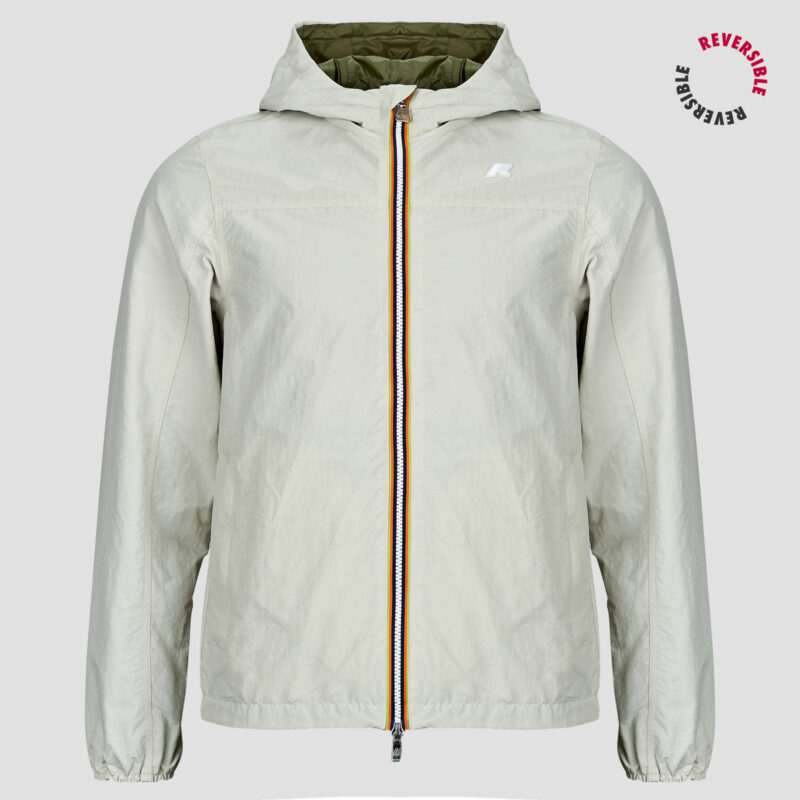 Jacke K-Way JAKE COTTON WENDBARE DOPPELTE HERRENJACKE IN MEHRFACHEN FARBEN - 1