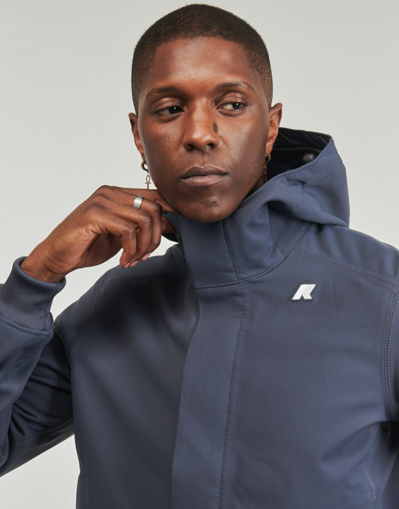 Jacket K-Way JOACHIM BONDED Blue Men's Jackets - 5