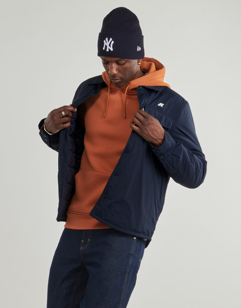 Jacket K-Way UMBERT PLAIN WARM Blue Men's Jackets - 3