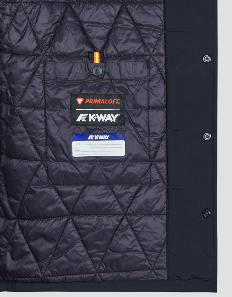 Jacket K-Way UMBERT PLAIN WARM Blue Men's Jackets - 7