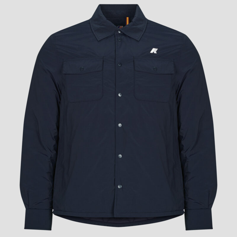 Jacket K-Way UMBERT PLAIN WARM Blue Men's Jackets - 1