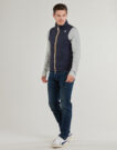 Jacket K-Way VALEN STRETCH NYLON JERSEY Blue Men's Jackets - 3