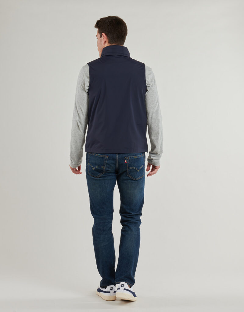 Jacket K-Way VALEN STRETCH NYLON JERSEY Blue Men's Jackets - 4