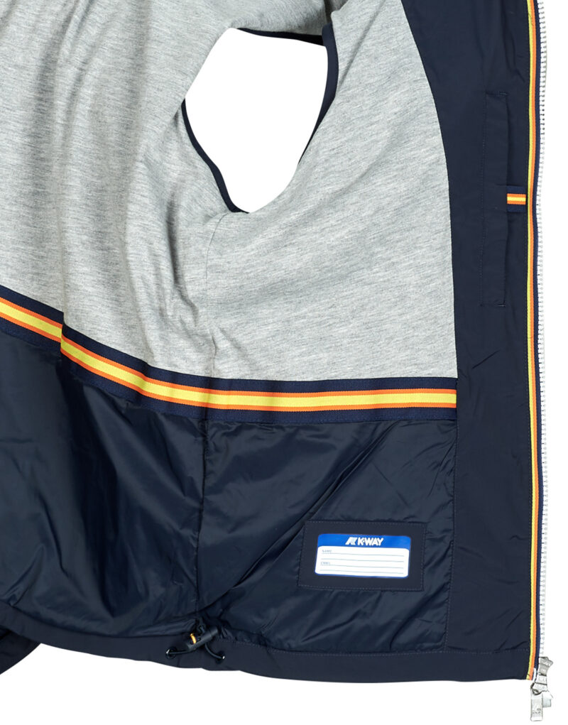 Jacket K-Way VALEN STRETCH NYLON JERSEY Blue Men's Jackets - 6