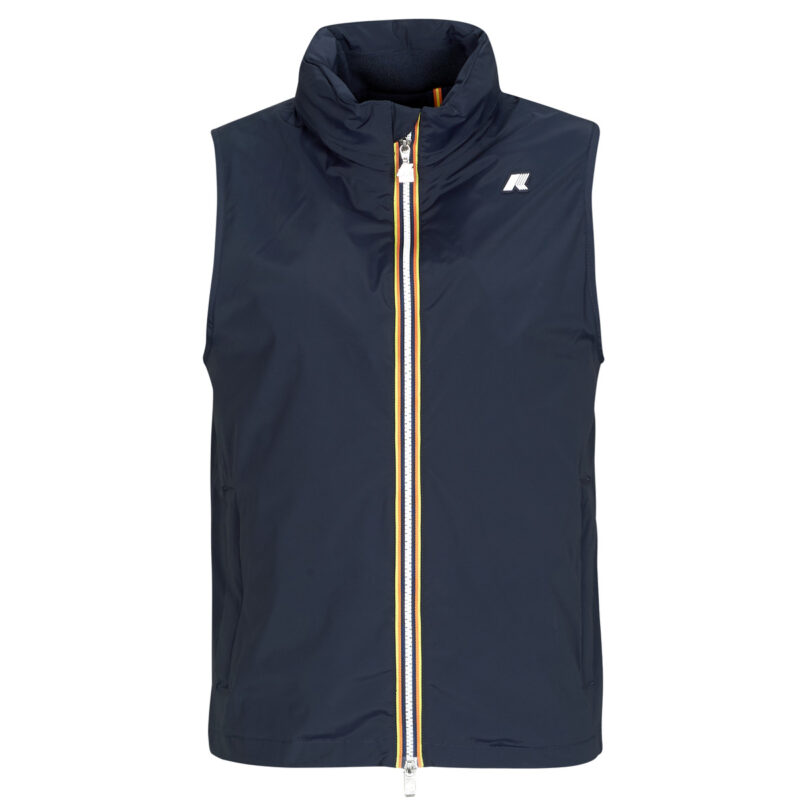 Jacket K-Way VALEN STRETCH NYLON JERSEY Blue Men's Jackets - 1