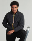 chaqueta K-Way Chaquetas negras lisas y c&aacute;lidas para hombre VALENTINE - 5