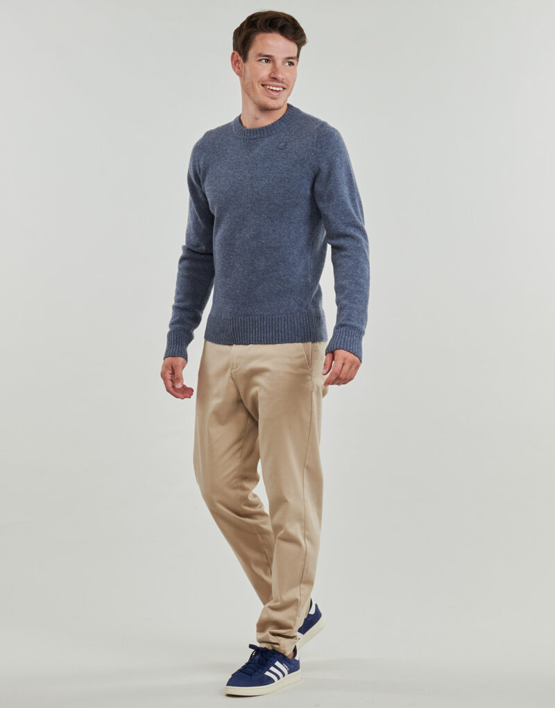 Pullover K-Way SEBASTIEN LAMMWOLLE Blaue Herrenpullover - 3