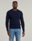 Jumper K-Way SEBASTIEN LAMBSWOOL Blue Men's Sweaters - 2