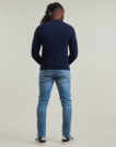 Jumper K-Way SEBASTIEN LAMBSWOOL Blue Men's Sweaters - 4