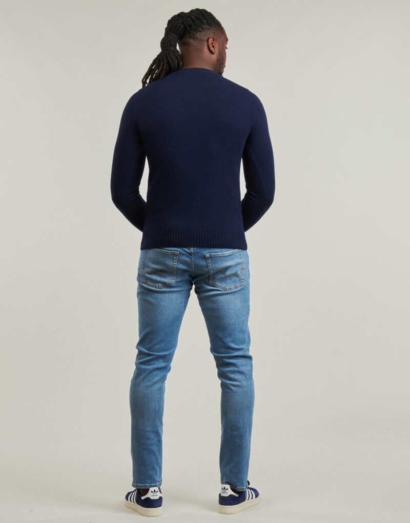 Jumper K-Way SEBASTIEN LAMBSWOOL Blue Men's Sweaters - 4