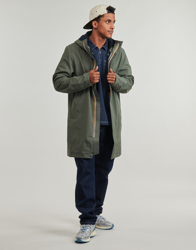 Parka K-Way Parka kaki THOMAS BONDED V pour homme - 2