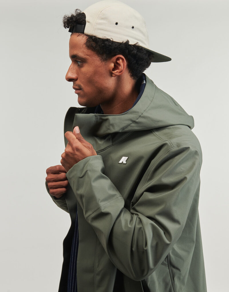 Parka K-Way Parka kaki THOMAS BONDED V pour homme - 5