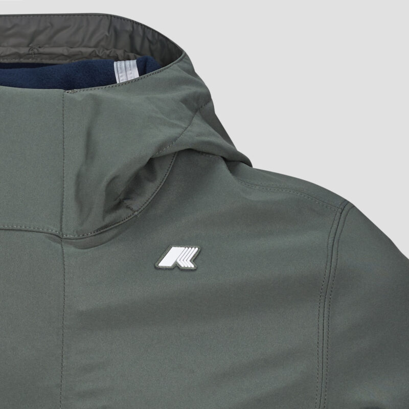 Parka K-Way Parka kaki THOMAS BONDED V pour homme - 8