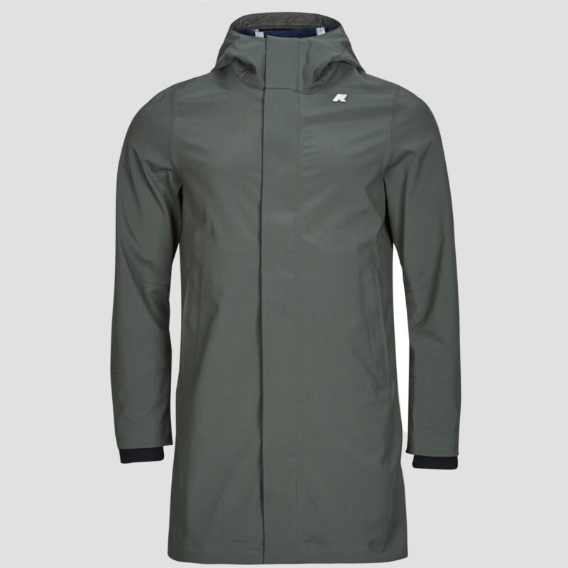 Parka K-Way Parka kaki THOMAS BONDED V pour homme - 1