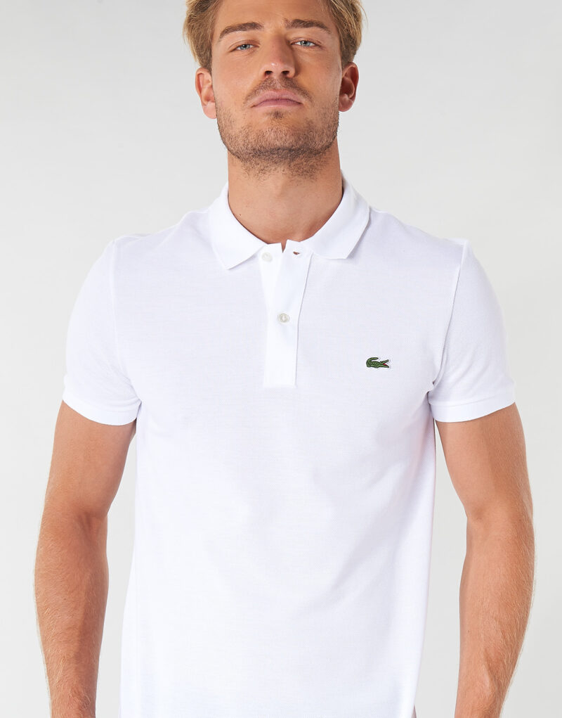 Polo  Lacoste  PH4012 SLIM  Bianco Polo Uomo - 5