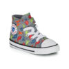 Scarpe bambini ragazzo Converse  CHUCK TAYLOR ALL STAR 1V DINOVERSE HI  Grigio Converse