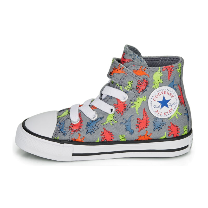 Converse CHUCK TAYLOR ALL STAR 1V DINOVERSE HI Grigio Sneakers Bambino - 4