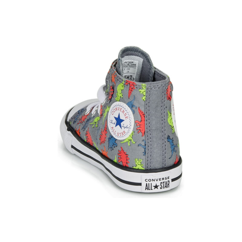 Converse CHUCK TAYLOR ALL STAR 1V DINOVERSE HI Grigio Sneakers Bambino - 5