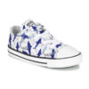 Scarpe bambini ragazzo Converse  CHUCK TAYLOR ALL STAR 1V SHARK BITE - OX  Bianco Converse 0888757849529
