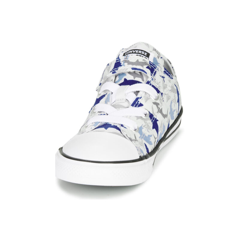 Converse CHUCK TAYLOR ALL STAR 1V SHARK BITE - OX White Sneakers Child - 3