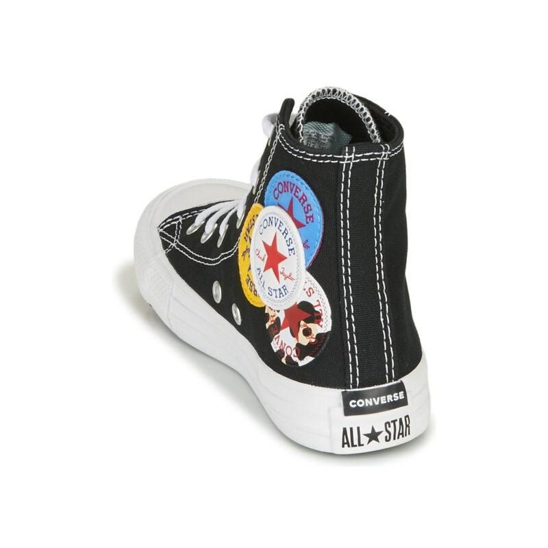 Converse CHUCK TAYLOR ALL STAR - HI Nero Sneakers Bambino - 5