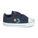 Converse STAR PLAYER 2V CANVAS OX Blu - Sneakers Bambino - 2