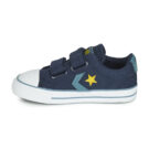 Converse STAR PLAYER 2V CANVAS OX Blu - Sneakers Bambino - 4
