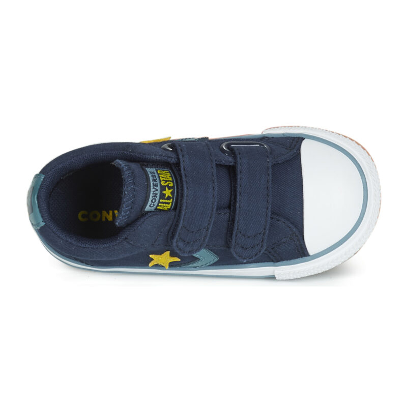 Converse STAR PLAYER 2V CANVAS OX Blu - Sneakers Bambino - 6