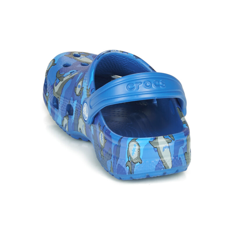 Crocs CLASSIC SHARK CLOG Blu - Zoccoli Bambino - 5