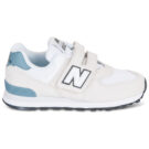 New Balance 574 Beige Sneakers Bambino - 2