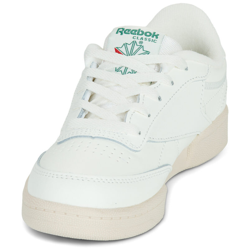 Reebok Classic CLUB C Bianco Sneakers Bambino - 3
