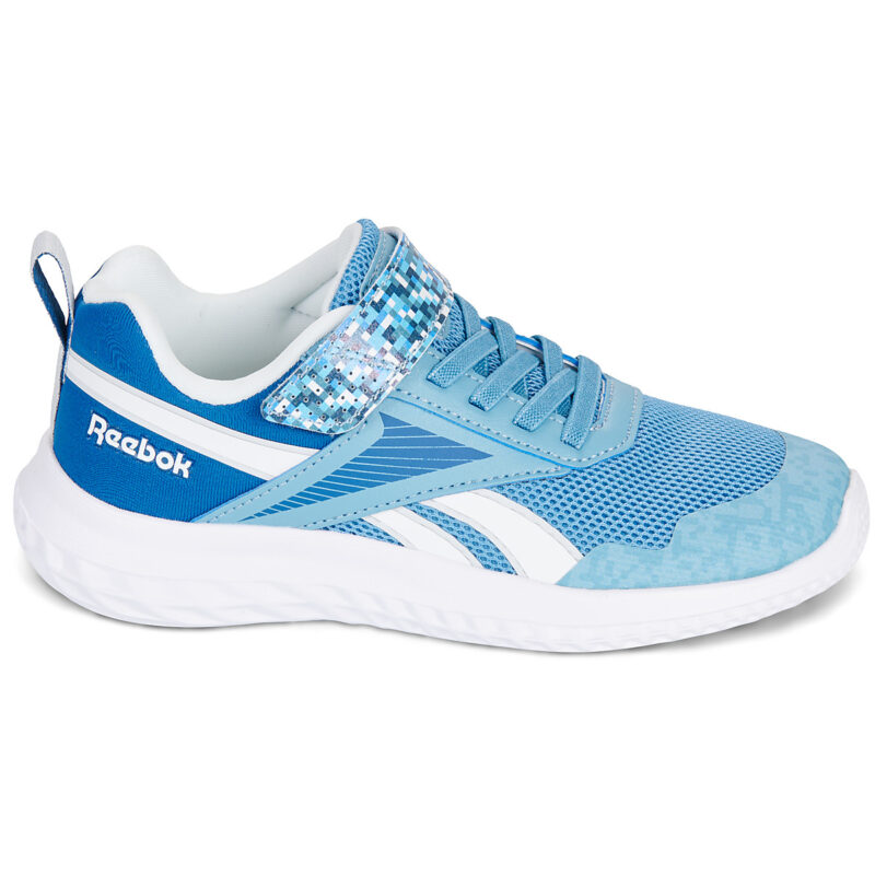Reebok Sport RUSH RUNNER 5 ELASTIC LACE TOP STRAP Blu Scarpe da sport Bambino - 2