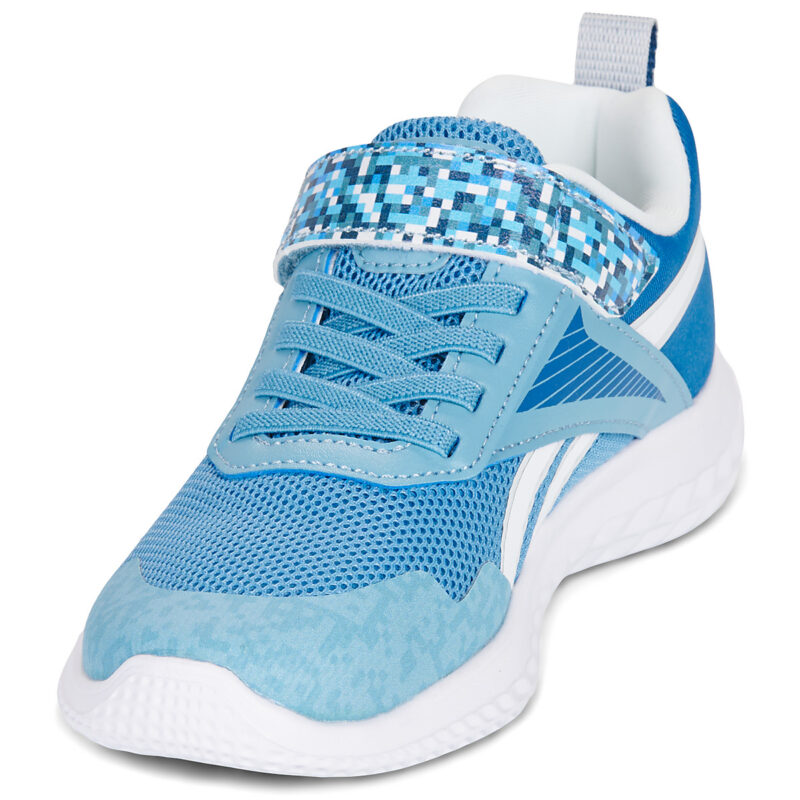 Reebok Sport RUSH RUNNER 5 ELASTIC LACE TOP STRAP Blu Scarpe da sport Bambino - 3