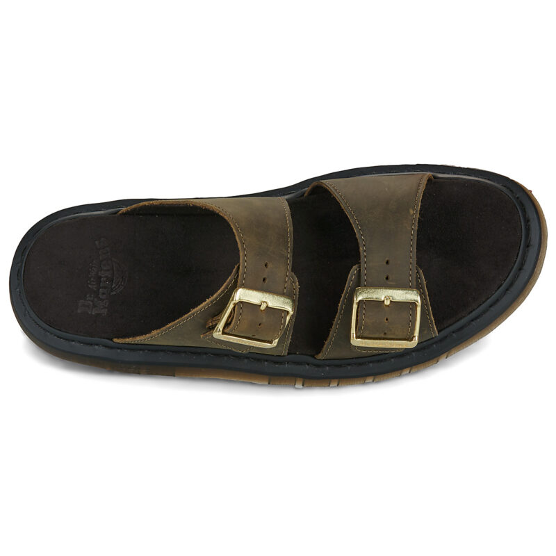 Dr. Martens Josef Slide Sandal DMs Olive Wyoming Kaki Men's Slipper - 6