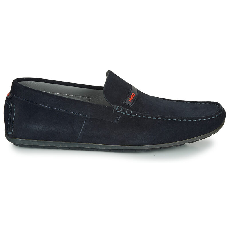 HUGO DANDY MOCC SD2 Blaue Herrenmokassins - Gr&ouml;&szlig;e 2