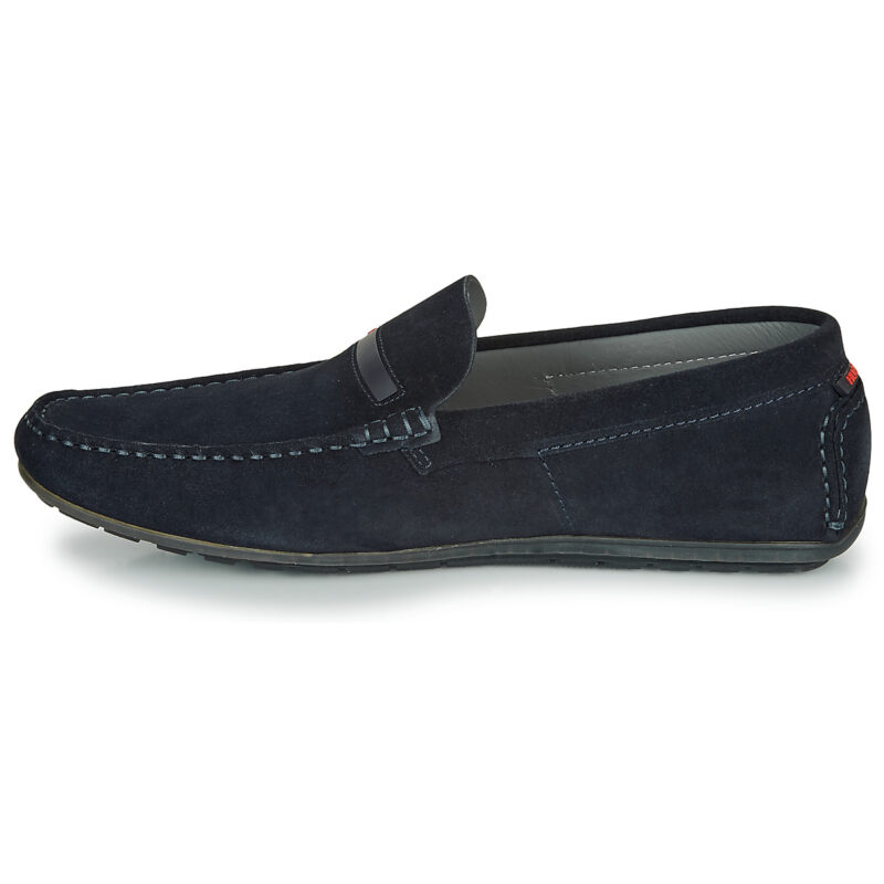 HUGO DANDY MOCC SD2 Blaue Herrenmokassins - Gr&ouml;&szlig;e 4