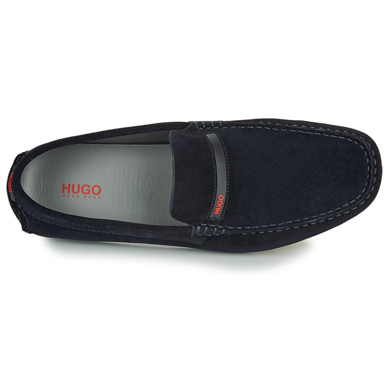 HUGO DANDY MOCC SD2 Blaue Herrenmokassins - Gr&ouml;&szlig;e 6