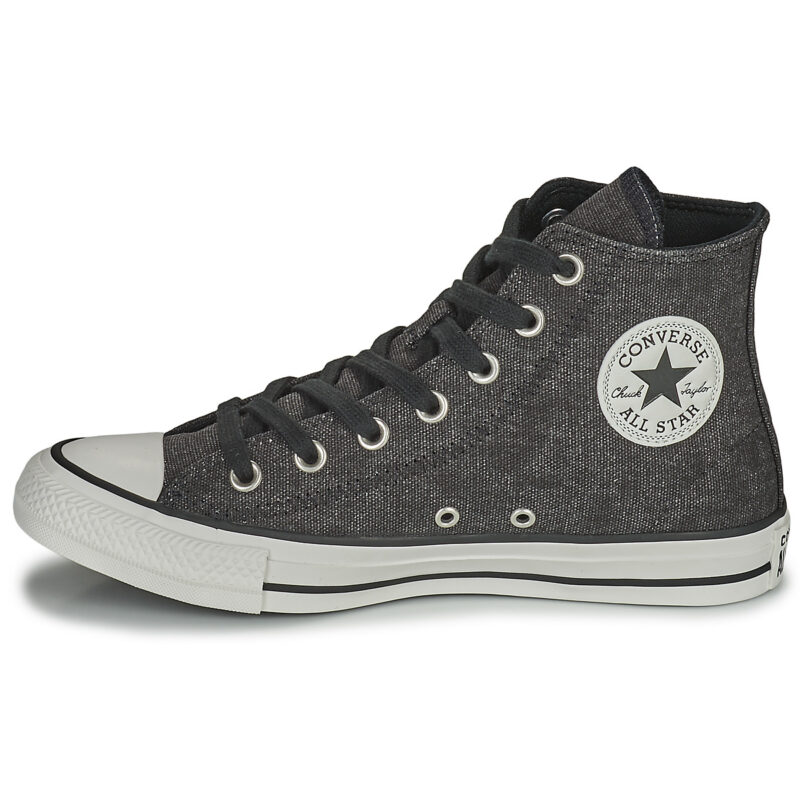 Converse CHUCK TAYLOR HI Noir Baskets montantes Homme - 4
