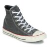 Sneakers alte uomo Converse  Chuck Taylor All Star Hi Stone Wash  Grigio Converse 888755183144