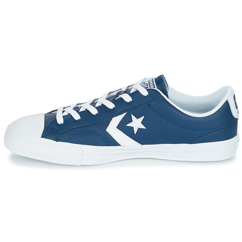 Converse Zapatillas deportivas Star Player Ox Leather Essentials azules para hombre - Talla 4