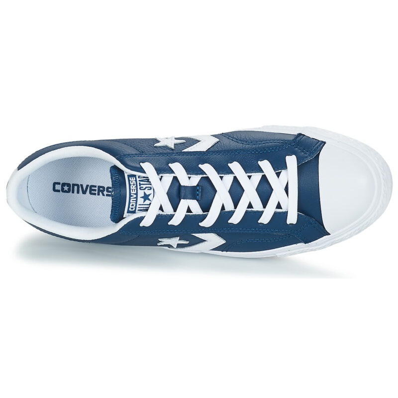 Converse Zapatillas deportivas Star Player Ox Leather Essentials azules para hombre - Talla 6