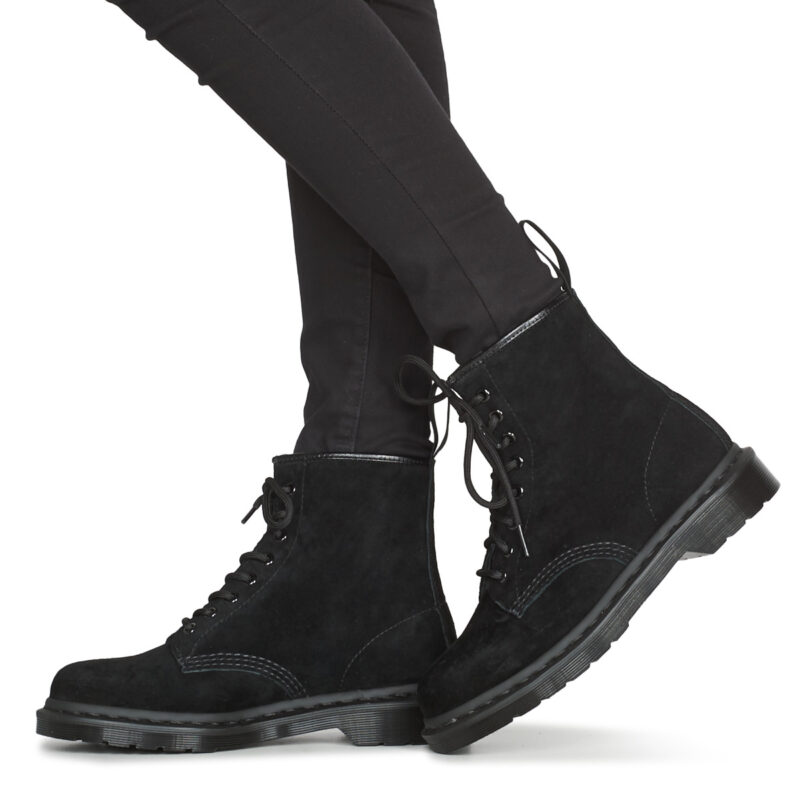 Dr. Martens  1460 MONO SOFT BUCK  Nero -  Stivaletti Uomo - 8