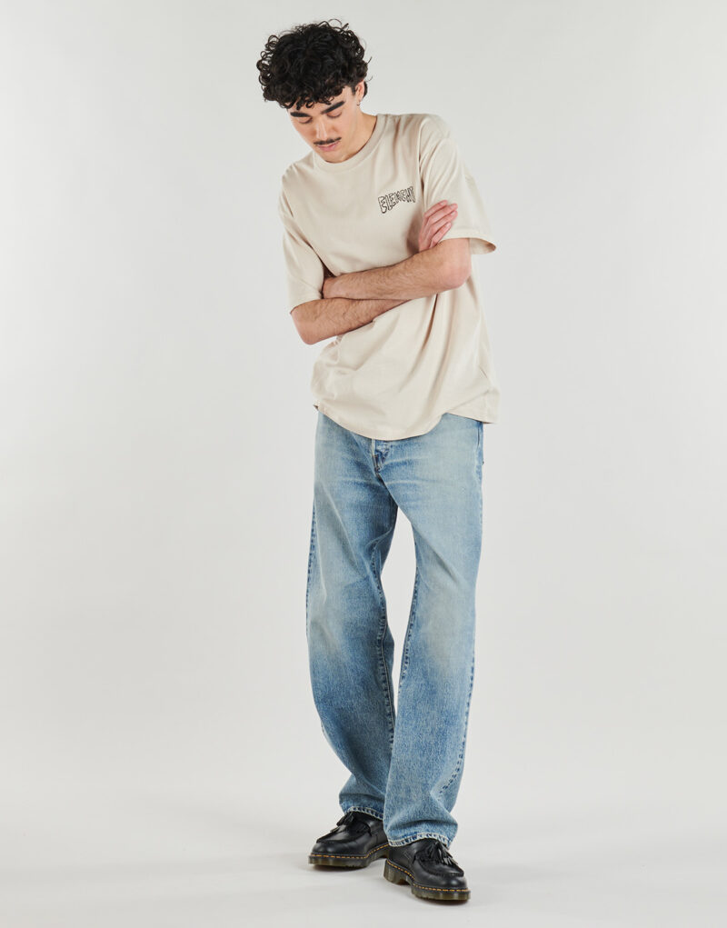 T-shirt Element T-shirt &agrave; manches courtes beige TOPO SS pour homme - 3