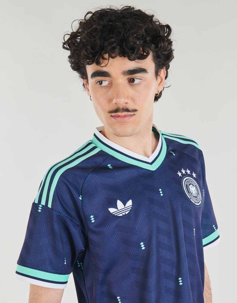 T-shirt adidas Away Germany Football Jersey Blu T-shirt maniche corte Uomo - 5