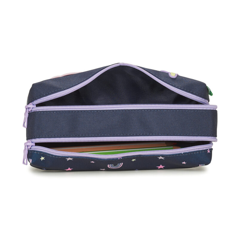 Bambina Tann's GIULIA TROUSSE DOUBLE Blu Astucci scolastici Bambina - 3